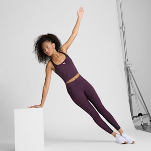 Débardeur d'entraînement 2 en 1 « Train All Day » Femme, Midnight Plum, extralarge